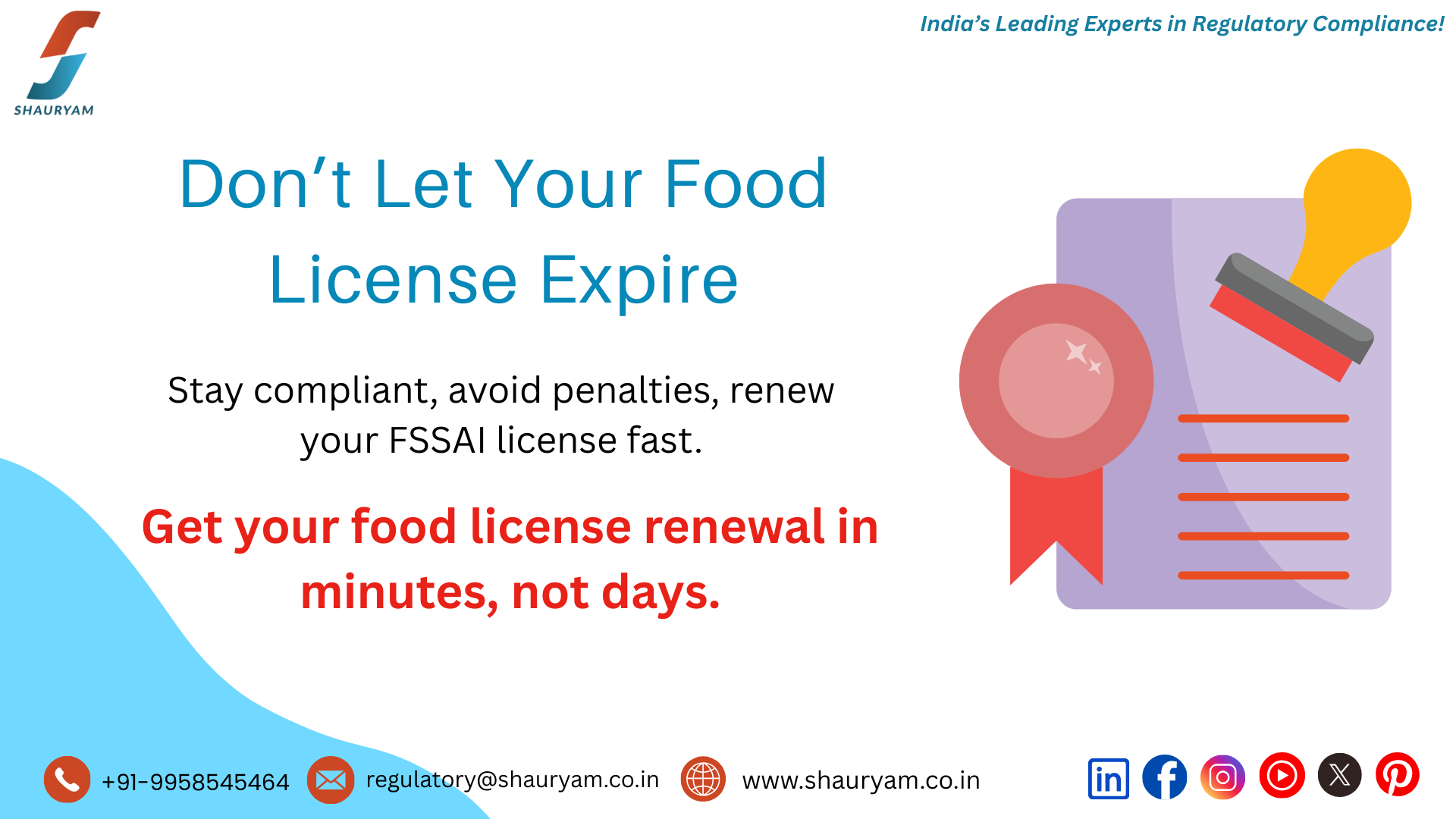 You are currently viewing FSSAI License Renewal Made Easy: Instant Online Process for Food Businesses